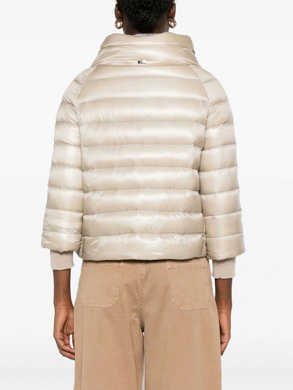 ダウンジャケット - ベージュ shop online: HERNO