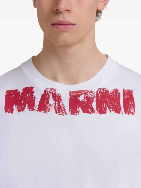 The Best Shops Marni: T-shirts - T-Shirt - Blanc