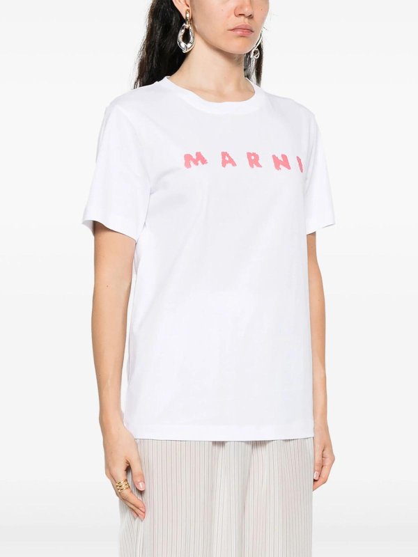 The Best Shops Marni: T-shirts - T-Shirt - Weiß