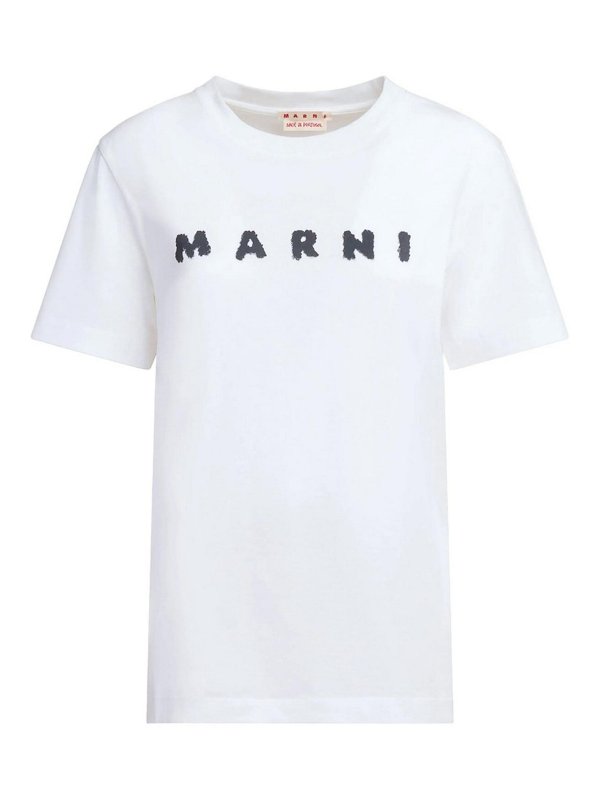 Marni: T-shirts - T-Shirt - Blanc
