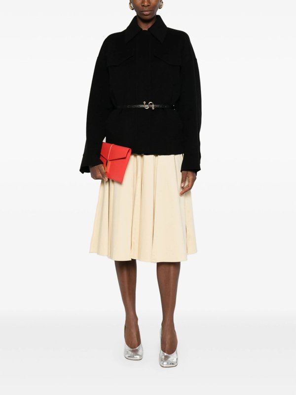 ショートコート - 黒 shop online: SPORTMAX