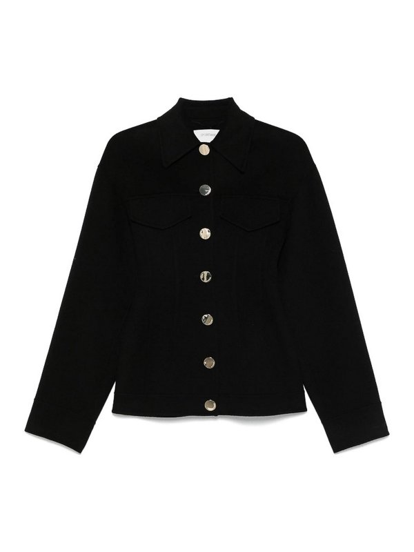 SPORTMAX: Chaquetas casual - Chaqueta Casual - Negro