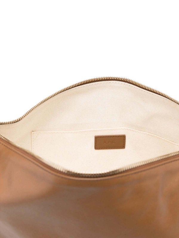 The Best Shops A.P.C.: クロスボディバッグ - クロスボディバッグ - ブラウン