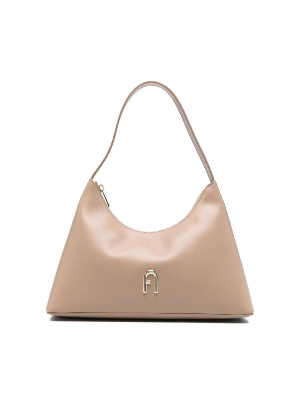 FURLA: クロスボディバッグ - クロスボディバッグ - ベージュ