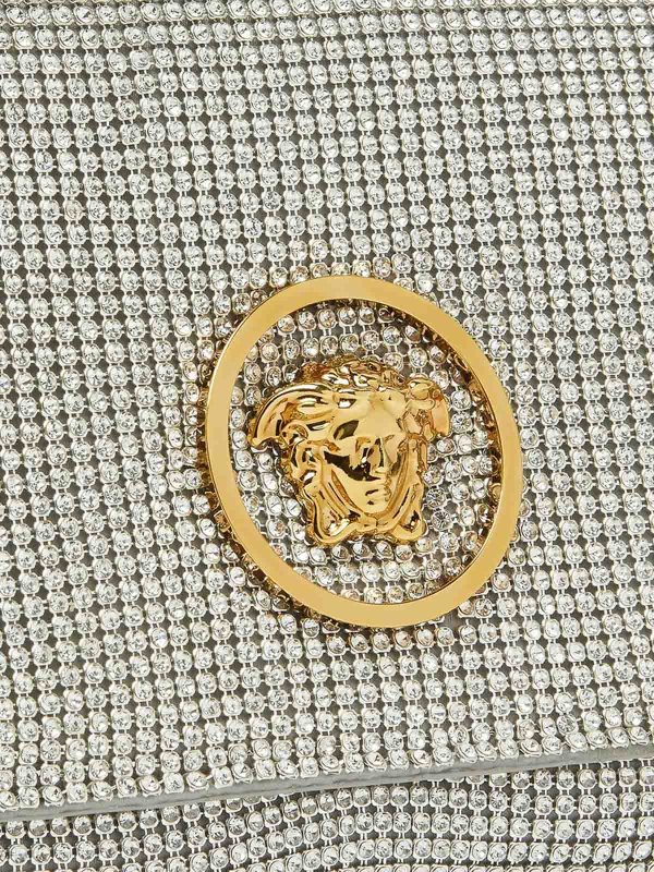 The Best Shops VERSACE: クロスボディバッグ - クロスボディバッグ - 銀