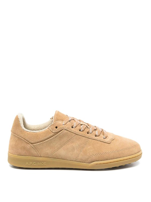 A.P.C.: Chaussures de sport - Baskets - Marron
