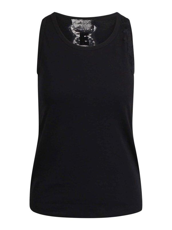 ERMANNO FIRENZE: トップス＆タンクトップ - トップ/タンクトップ - 黒