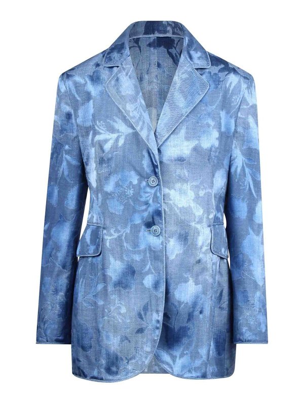 ERMANNO SCERVINO: Blazer - Blazer - Blau