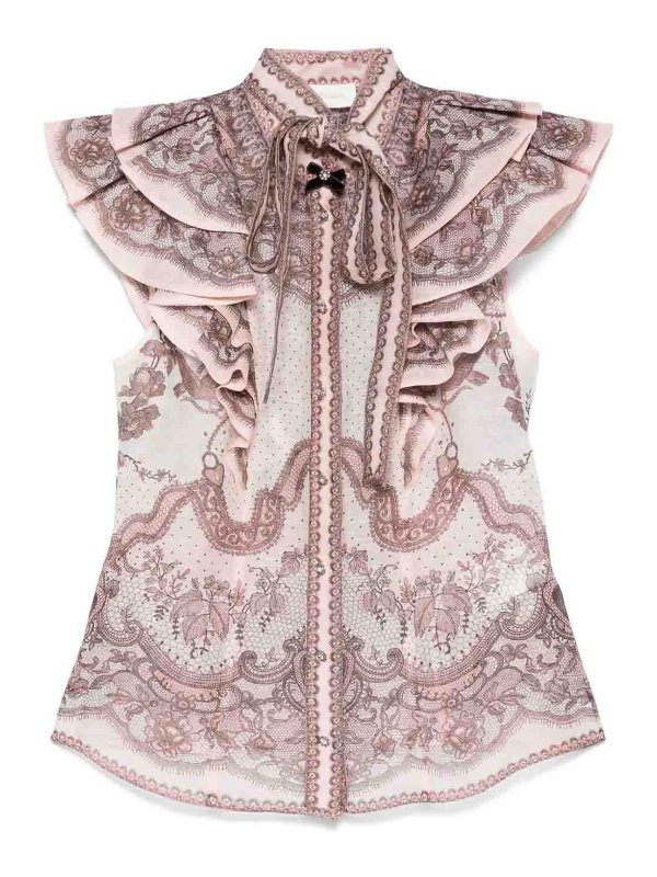 ZIMMERMANN: bluse - Blusa aderente