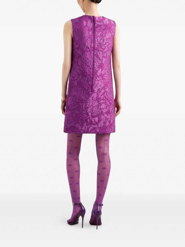 Robe Au Genou - Violet shop online: DOLCE & GABBANA