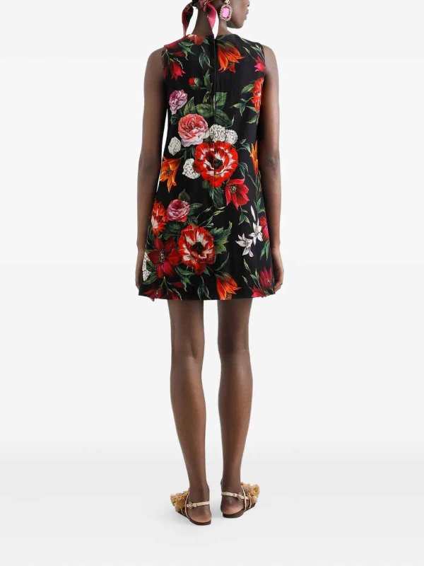 Anemone Print Dress shop online: DOLCE & GABBANA