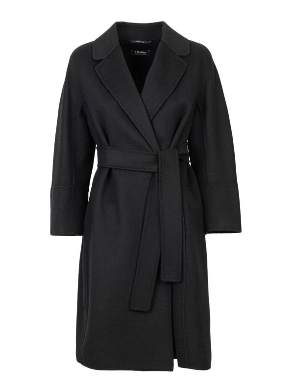 Max Mara: ショートコート - ショートコート - 黒