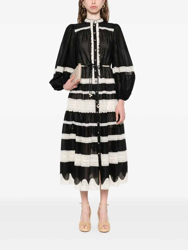 The Best Shops ZIMMERMANN: Robe longueur genou - Robe Au Genou - Noir