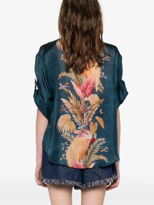 シャツ - ブルー shop online: ZIMMERMANN