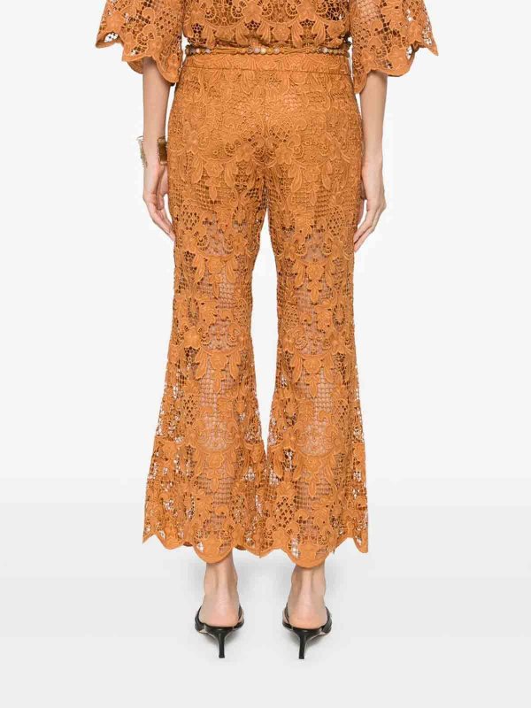 Pantalón Casual - Marrón shop online: ZIMMERMANN