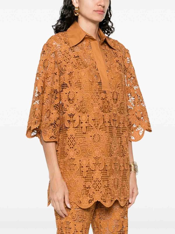 ZIMMERMANN: Tops & Tank tops online - Coco Lace Tunic Top