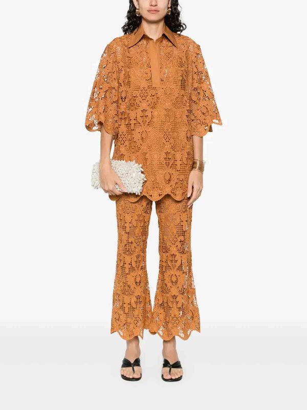 The Best Shops ZIMMERMANN: Tops & Tank tops - Coco Lace Tunic Top