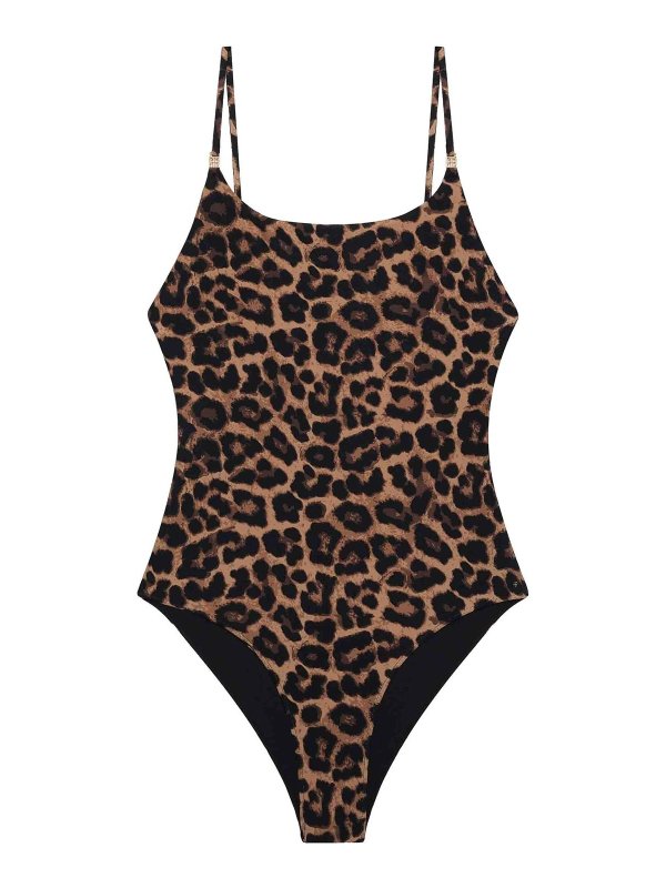 ANINE BING: Tops & Tank tops - Vesta Leopard-Print Bodysuit