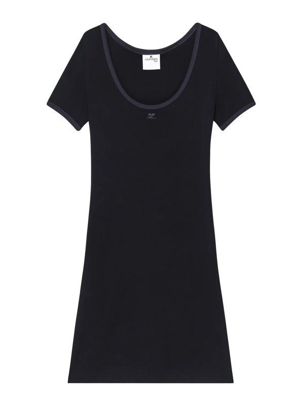 Courreges: Robes courtes - Robe Courte - Noir