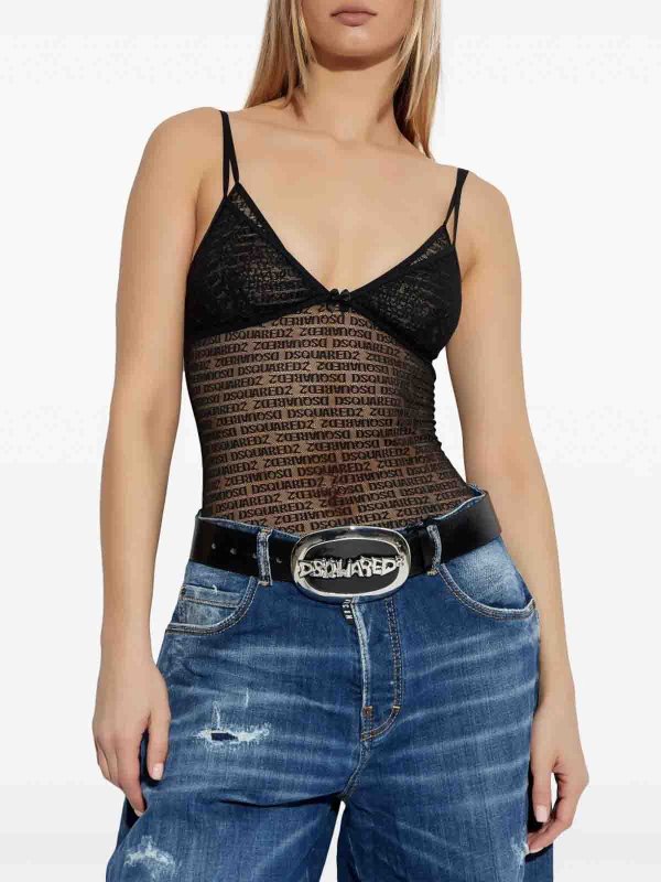 DSQUARED2: Tops & Tank tops online - Lace Camisole Top