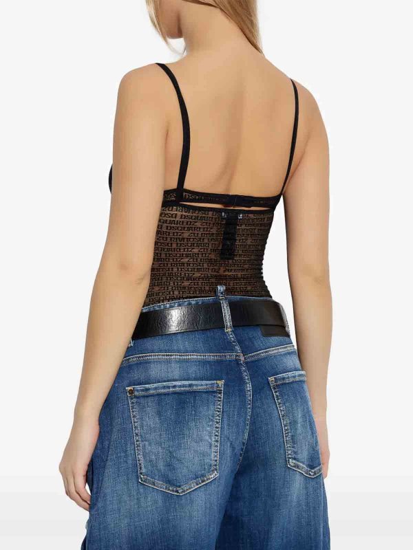 The Best Shops DSQUARED2: Tops & Tank tops - Lace Camisole Top