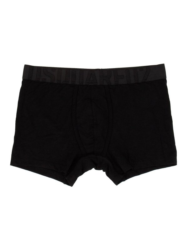 DSQUARED2: Bañadores y boxer de baño - Boxers De Baño - Negro