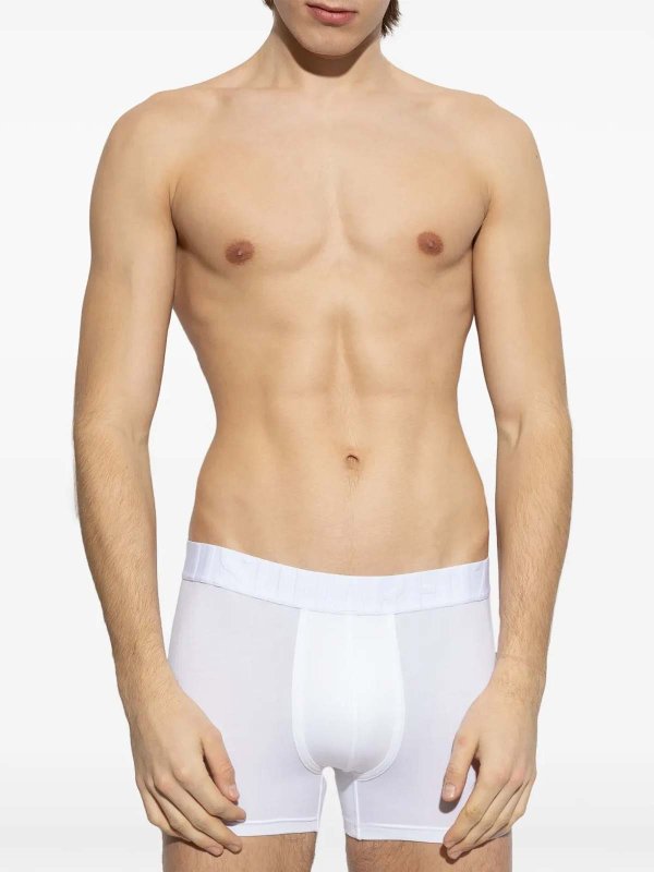 The Best Shops DSQUARED2: Costumi piscina e boxer - Boxer a banda logo