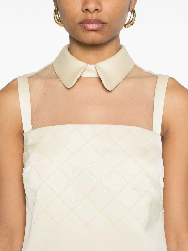 ELISABETTA FRANCHI buy online Vestido Midi - Amarillo