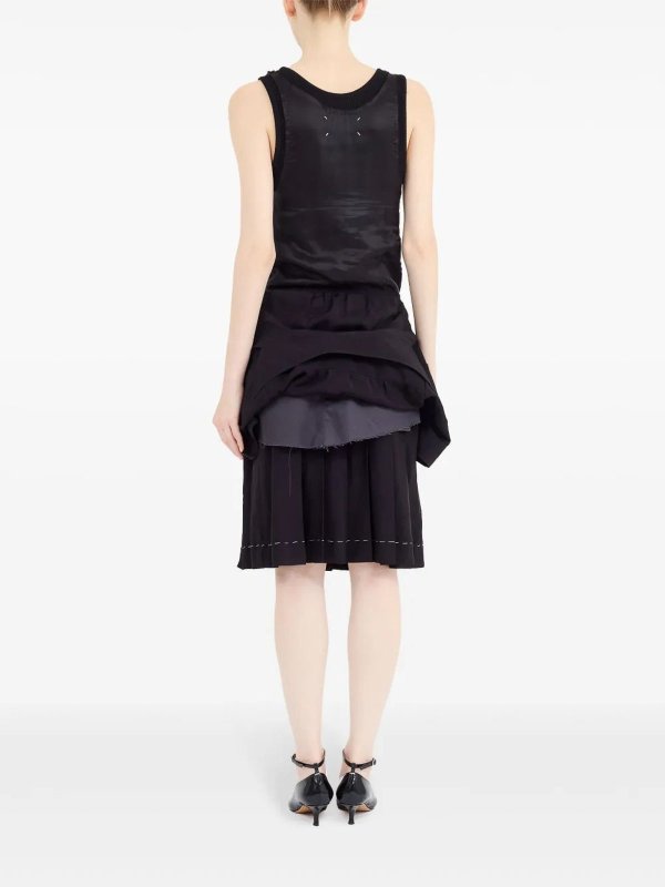 Maison Margiela buy online Knielanges Kleid - Dunkelgrau