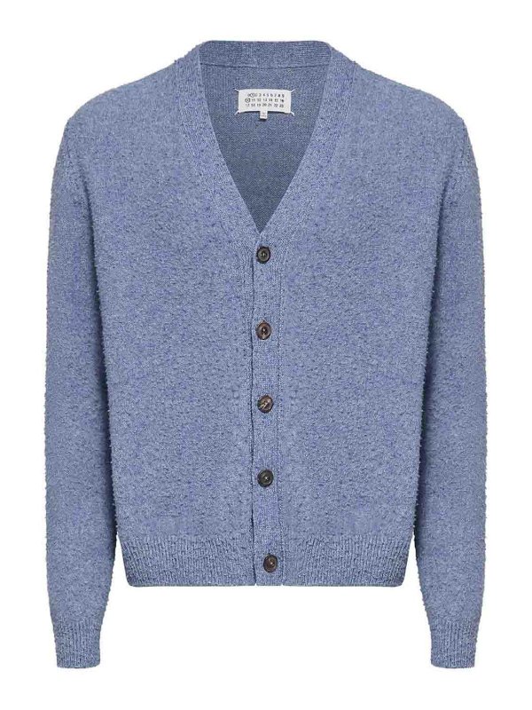 Maison Margiela: Cárdigans - Cárdigan - Lavado Medio