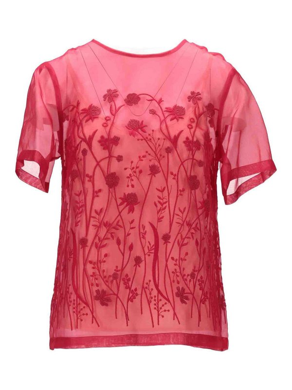 P.A.R.O.S.H.: ブラウス - ブラウス - ダークレッド