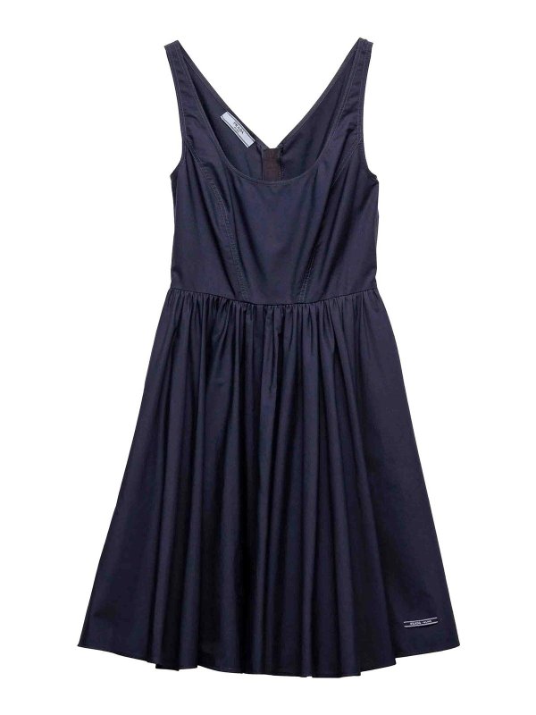 PRADA: knee length dresses - Cotton Dress