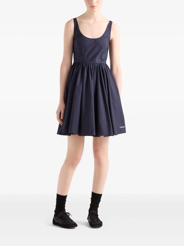 PRADA: knee length dresses online - Cotton Dress