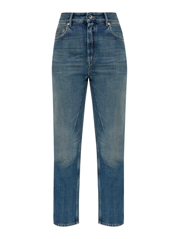RICK OWENS: bootcut jeans - Drkshdw Straight-Leg Jeans