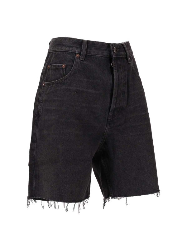 SAINT LAURENT: Trousers Shorts online - Egg Bermuda