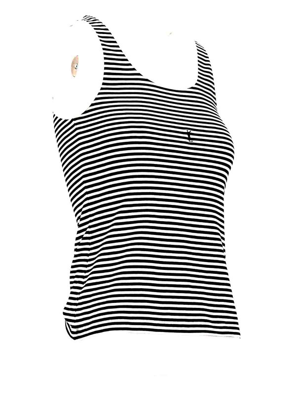 The Best Shops SAINT LAURENT: Tops & Tank tops - Tank Top Broderie Ca