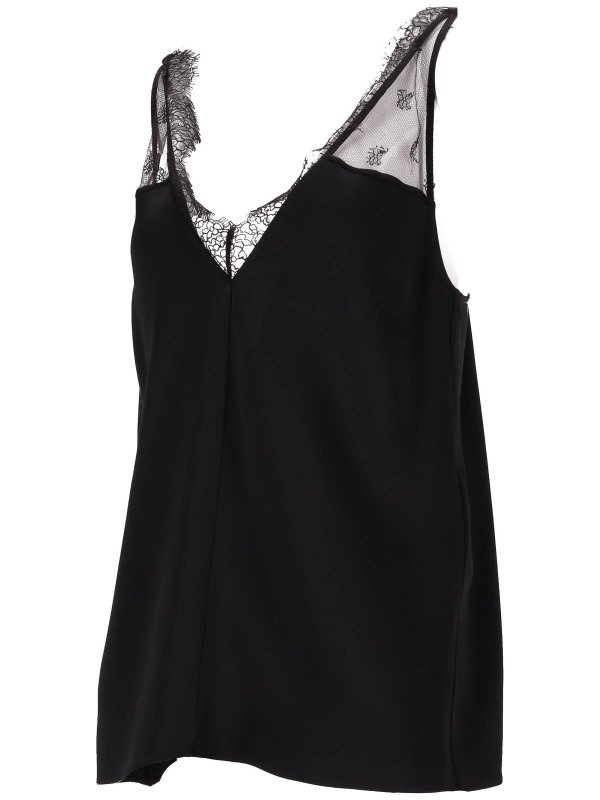The Best Shops STELLA McCARTNEY: Tops & Tank tops - Envers Satin Slip Top