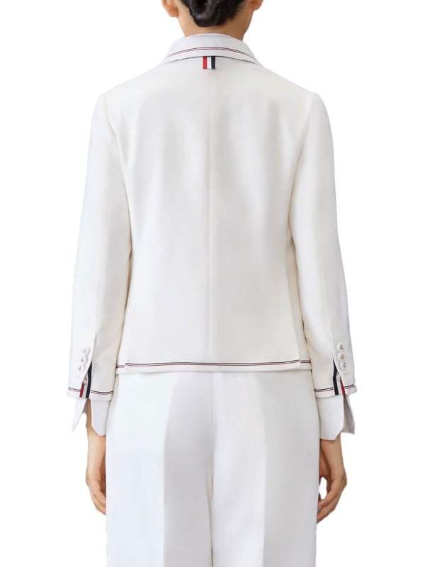 The Best Shops THOM BROWNE: カジュアルジャケット - カジュアルジャケット - 白