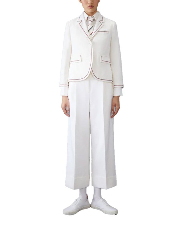 カジュアルジャケット - 白 shop online: THOM BROWNE