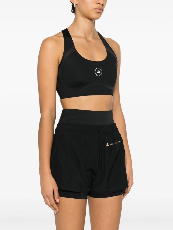The Best Shops ADIDAS BY STELLA MCCARTNEY: Tops und Tank Tops - Top - Schwarz