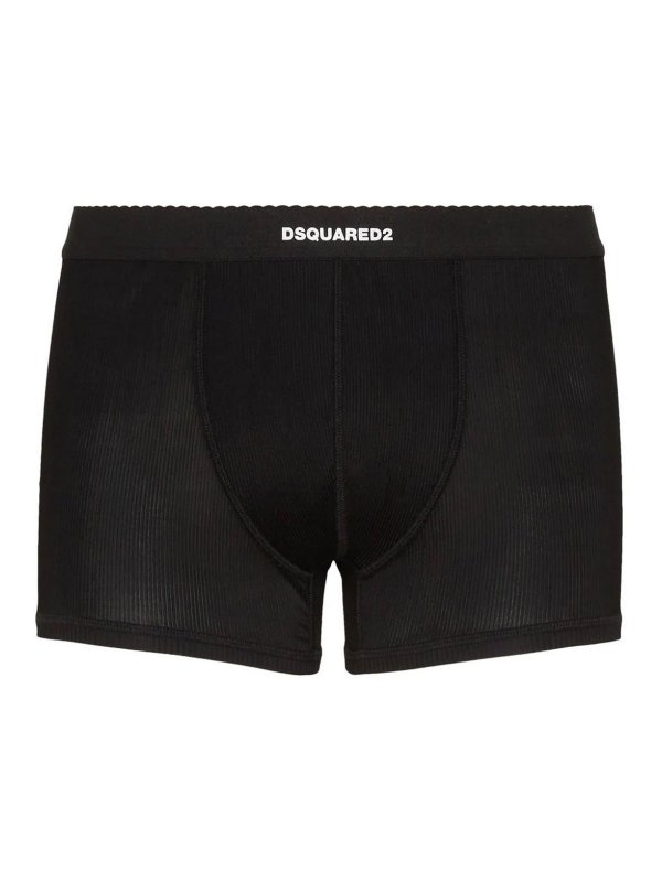 DSQUARED2: Swim shorts & swimming trunks - Logo-Waistband Boxers