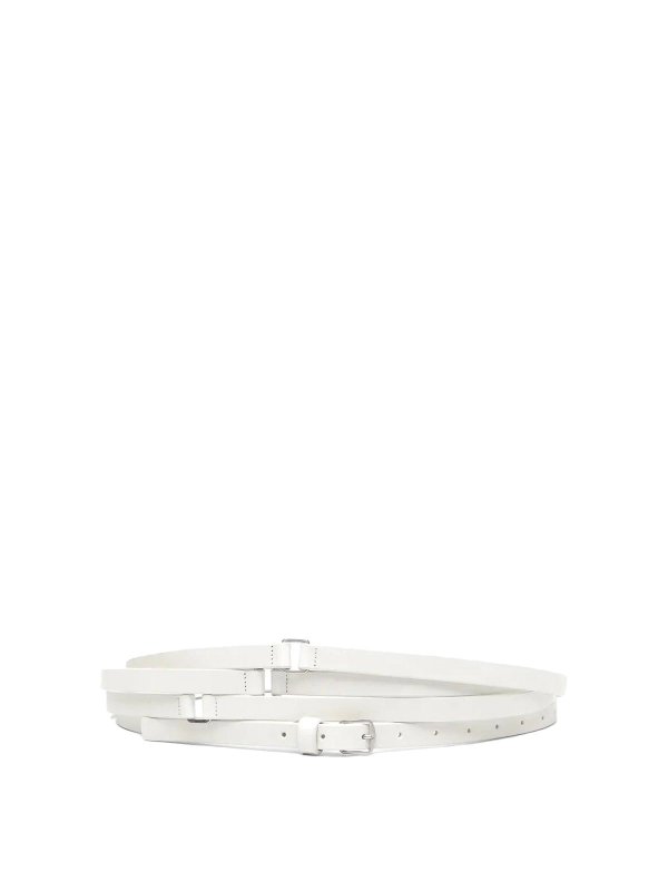 ANN DEMEULEMEESTER: cinture - Kepa Triple Belt 15 cm