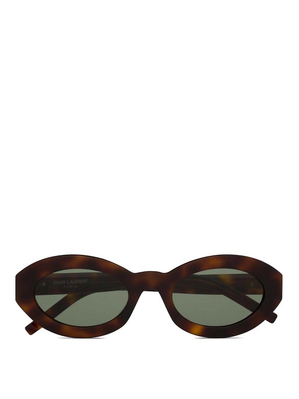 SAINT LAURENT: sunglasses - Sl M136 Oval-Frame Sunglasses