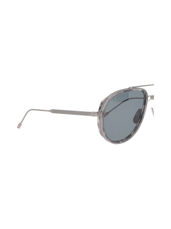 The Best Shops THOM BROWNE: sunglasses - Pilot-Frame Sunglasses