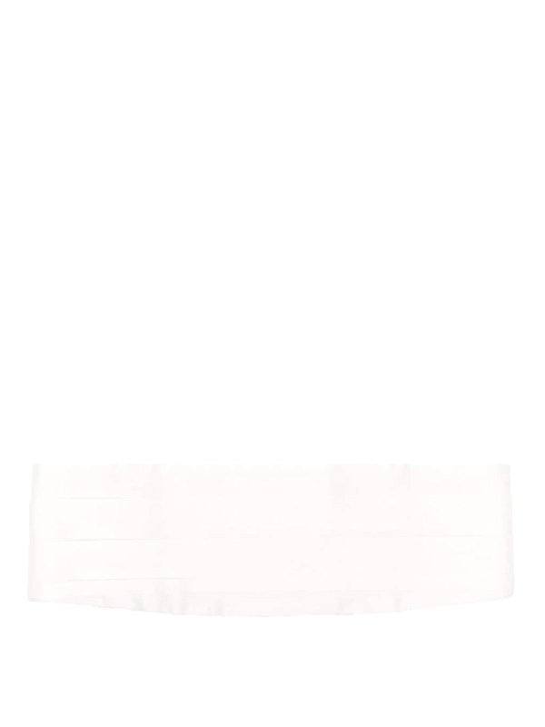 STELLA McCARTNEY: belts - Pleated Satin Belt