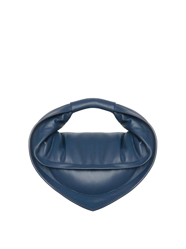 FEDERICO CINA: トートバッグ - トートバッグ - ダークブルー