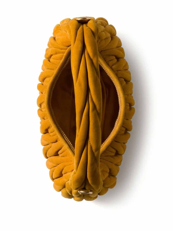 The Best Shops MIU MIU: Wander Matelass Suede Hobo Bag