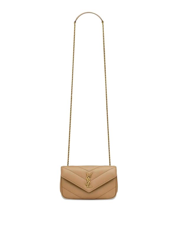 SAINT LAURENT: shoulder bags - YSL PW Mini Lou Lou