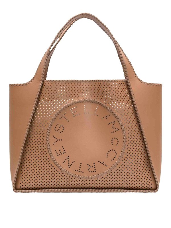 STELLA McCARTNEY: totes bags - Logo-Perforated Tote Bag