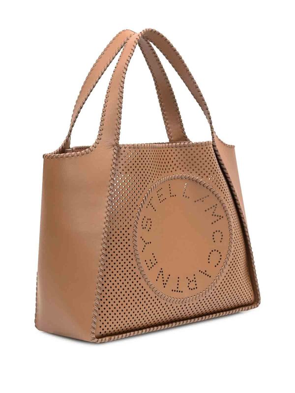 The Best Shops STELLA McCARTNEY: totes bags - Logo-Perforated Tote Bag